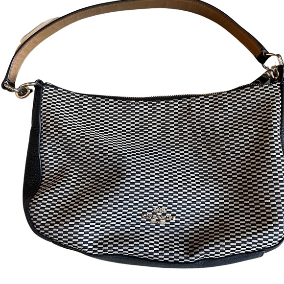 COACH CHELSEA LEGACY JACQUARD SHOULDER BAG - Picture 2 of 6